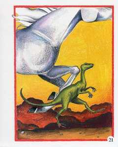 P21 オリジナル絵本「恐竜の国での冒険」挿絵21