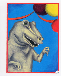 P33 オリジナル絵本「恐竜の国での冒険」挿絵33