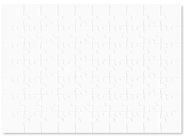 ホワイトパズル デカピース／レギュラーサイズのバラ袋入り全形